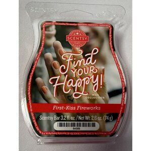 Scentsy 'Find Your Happy - First-Kiss Fireworks' Scented Wax Melts NEW Authentic